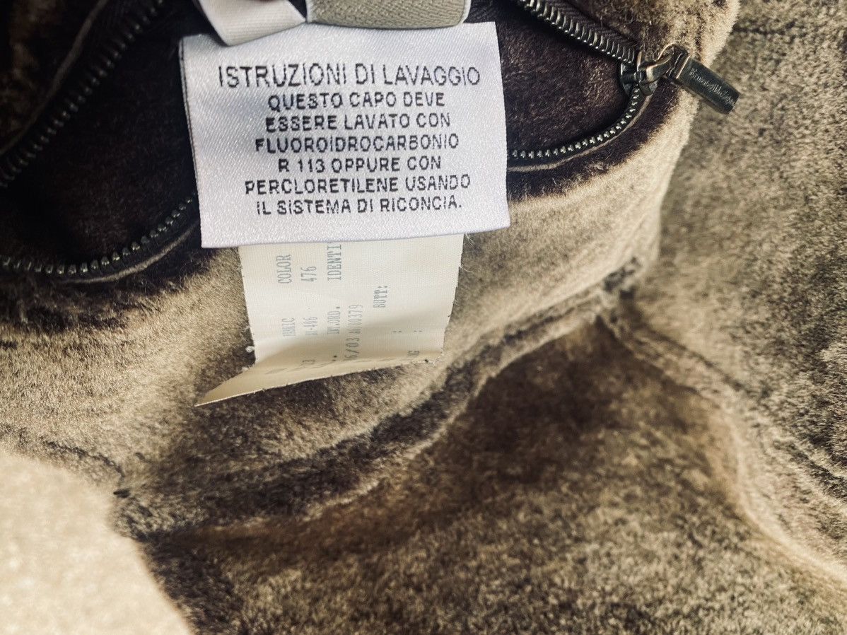 Ermenegildo Zegna Zegna 🇮🇹 brown suede full Sherpa lined car coat 50 VGC Size US M / EU 48-50 / 2 - 14 Thumbnail