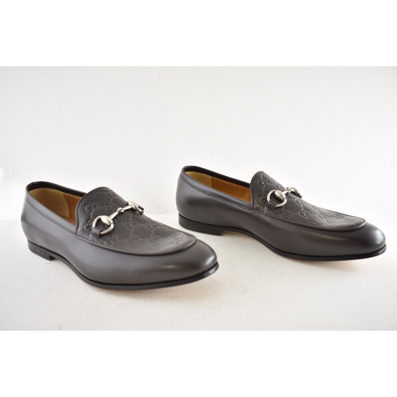 Gucci Gucci Mens Monogram Leather Horsebit Loafer Flat G 11 US 12 Size US 12 / EU 45 - 4 Thumbnail
