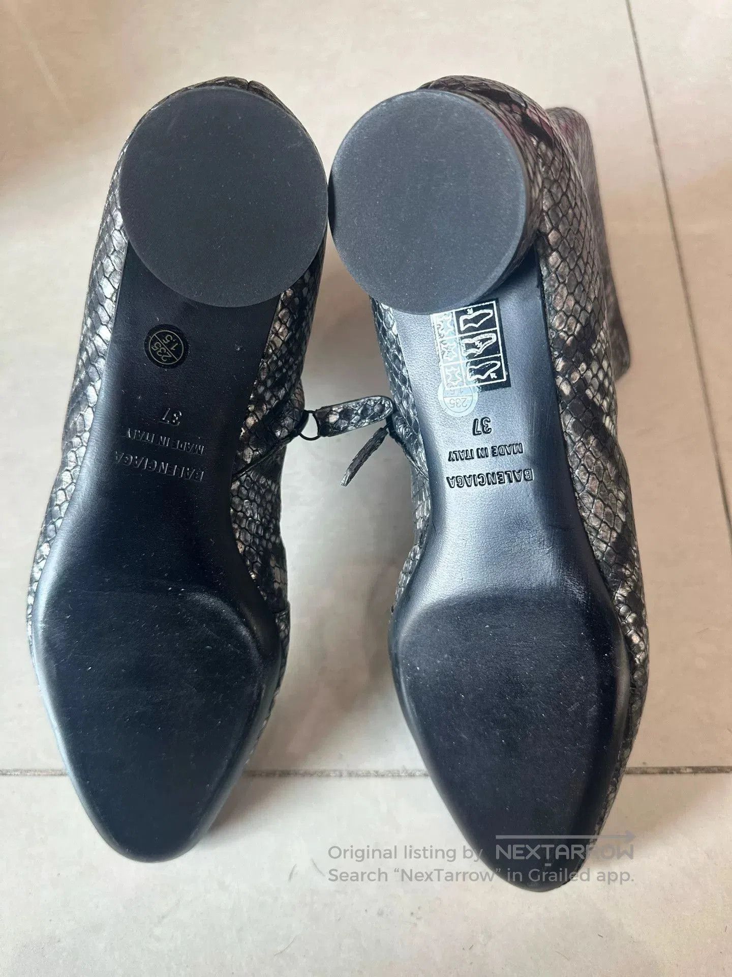 Balenciaga Balenciaga Snake Print Ankle Boots Size 37. Size US 6 / IT 36 - 3 Thumbnail
