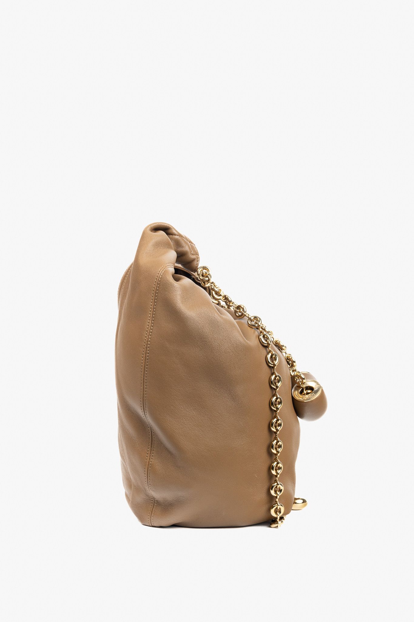 Loewe Loewe Squeeze Medium Oak Leather Shoulder Bag Size ONE SIZE - 3 Thumbnail