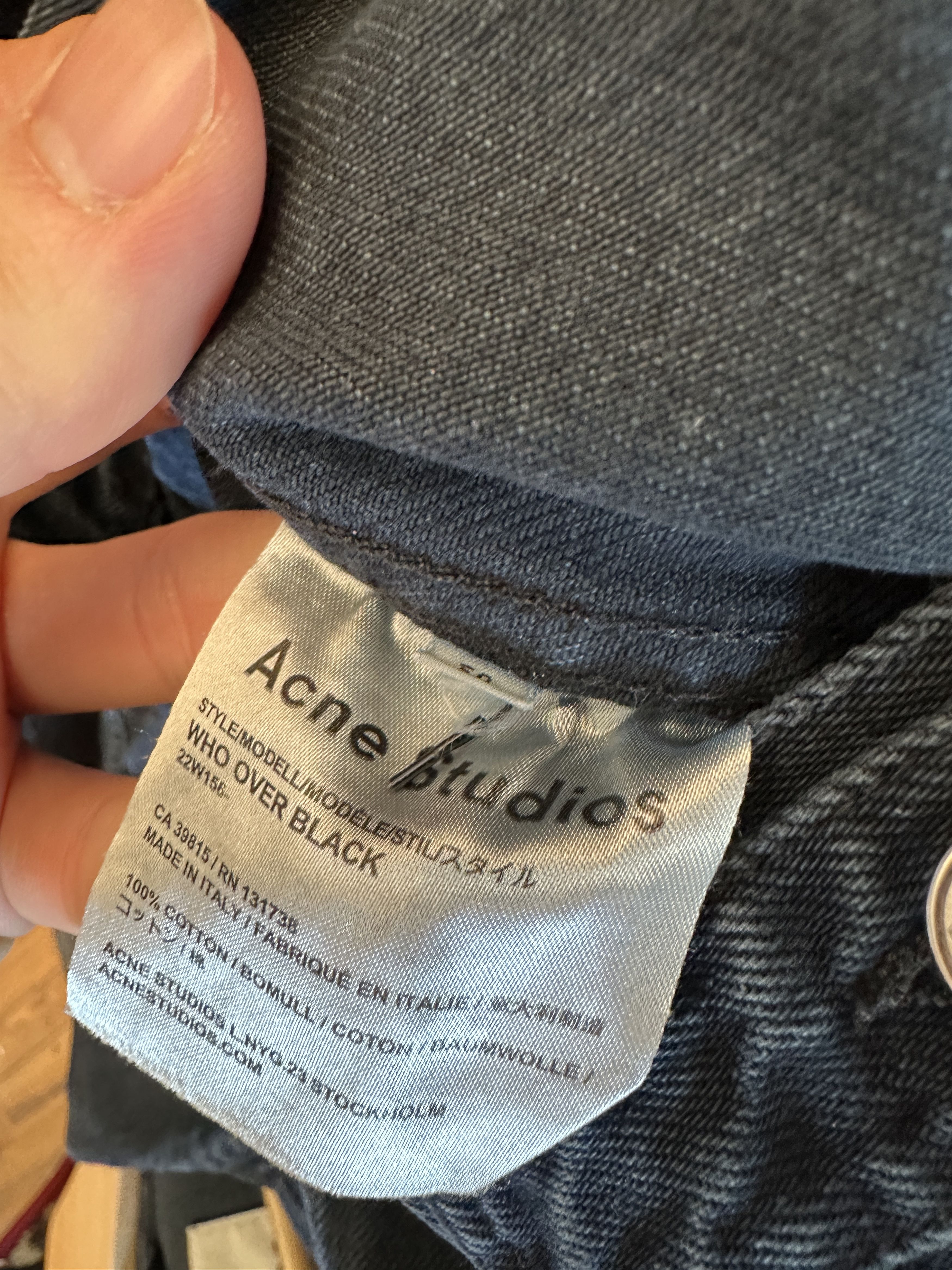 Acne Studios Acne Studios Denim Jacket Size US S / EU 44-46 / 1 - 6 Thumbnail