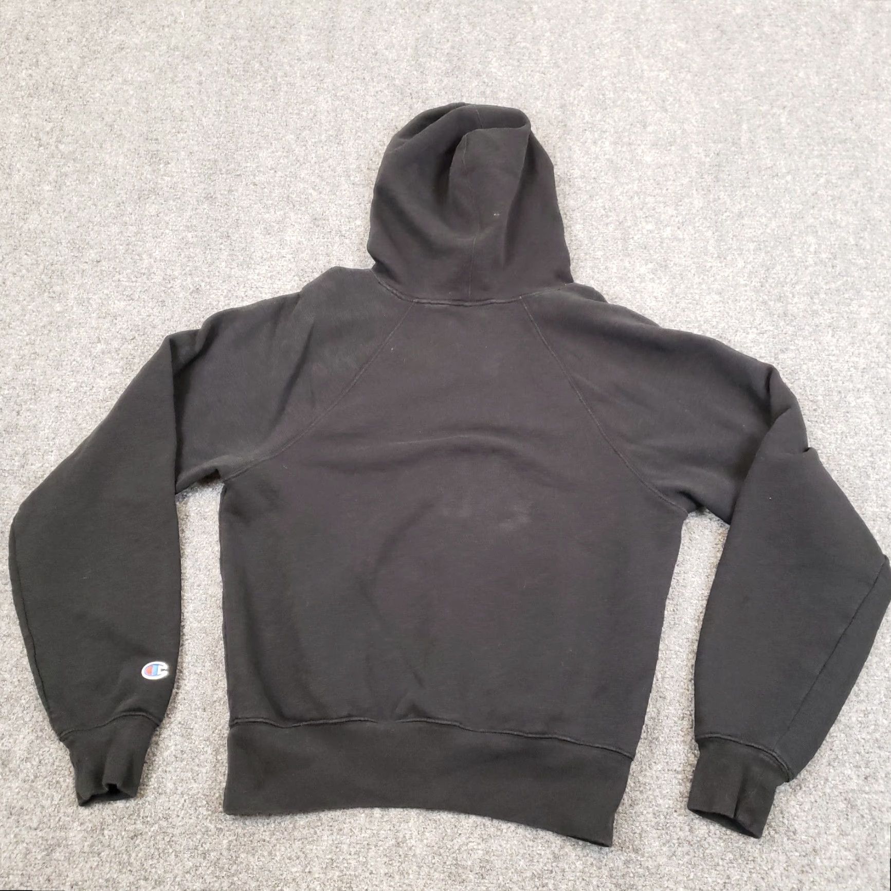 Champion Champion Hoodie Mens Small Black Logo Pullover Hooded Sweatshirt Long Sleeve Shirt S Mens Black Logo Hoodie Size US S / EU 44-46 / 1 - 7 Thumbnail