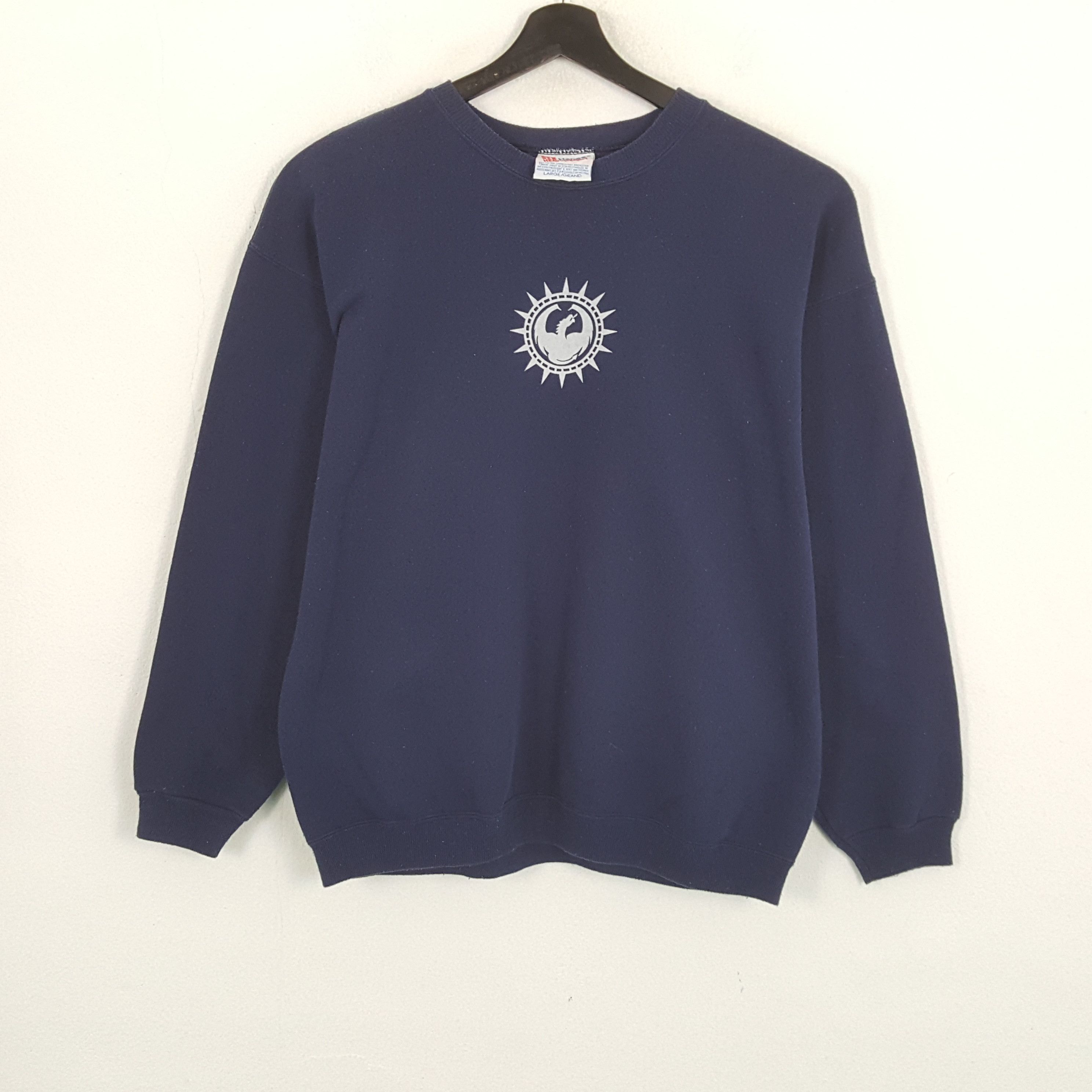 Vintage DRAGON OPTICAL Skater Style Vintage Sweatshirt Size US L / EU 52-54 / 3 - 3 Thumbnail