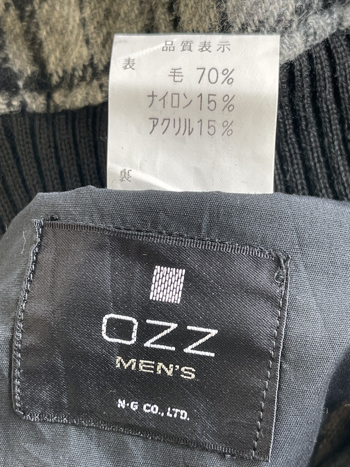 Japanese Brand OZZ Japan Wool Checked Bomber Issey Miyake Style Jacket Size US M / EU 48-50 / 2 - 8 Thumbnail