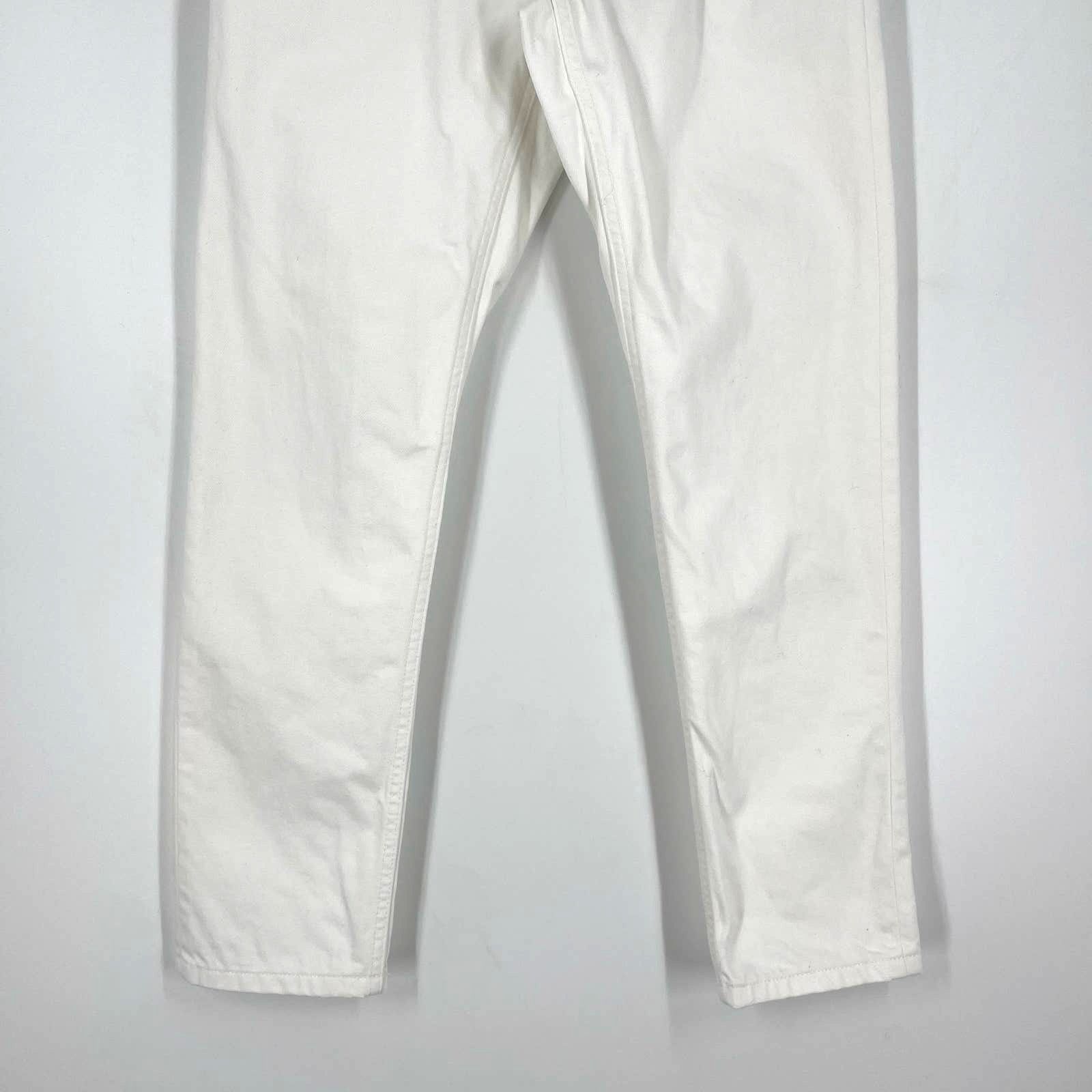Everlane Everlane The Cheeky Jean Button Fly White Size 27 Regular Size 27" / US 4 / IT 40 - 4 Thumbnail