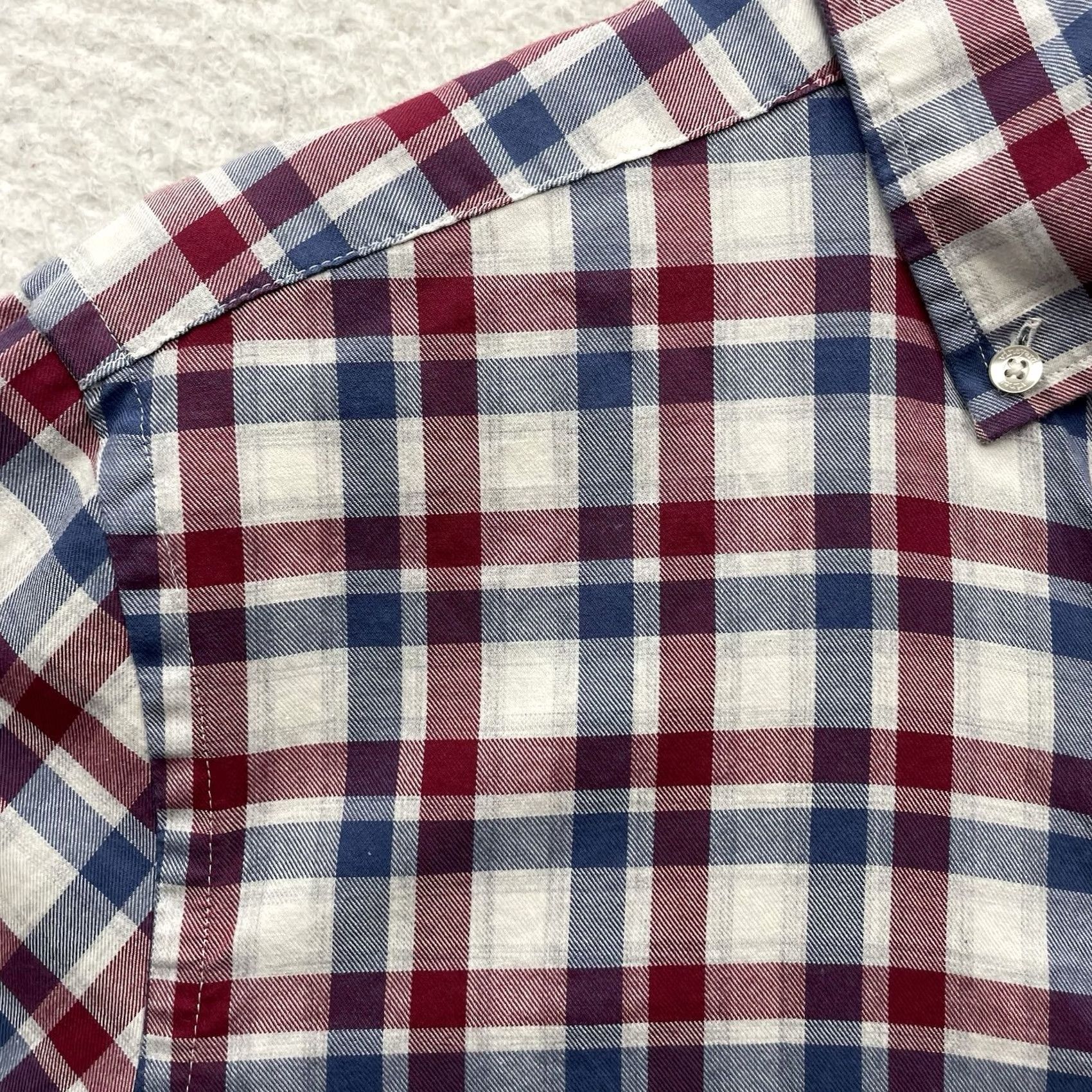 Vineyard Vines Vineyard Vines Murray Shirt Mens S Classic Fit Red Blue Plaid Check Preppy Size US S / EU 44-46 / 1 - 4 Thumbnail