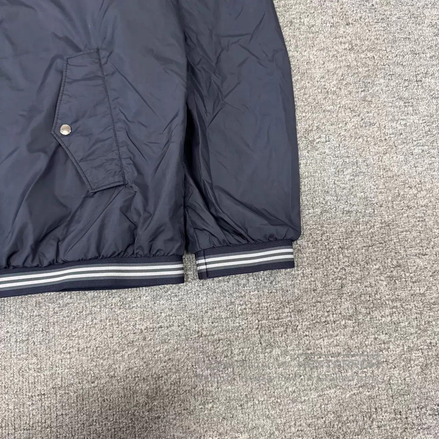 Moncler Black Zip-Front Bomber Jacket - XXL. Size US XXL / EU 58 / 5 - 3 Thumbnail