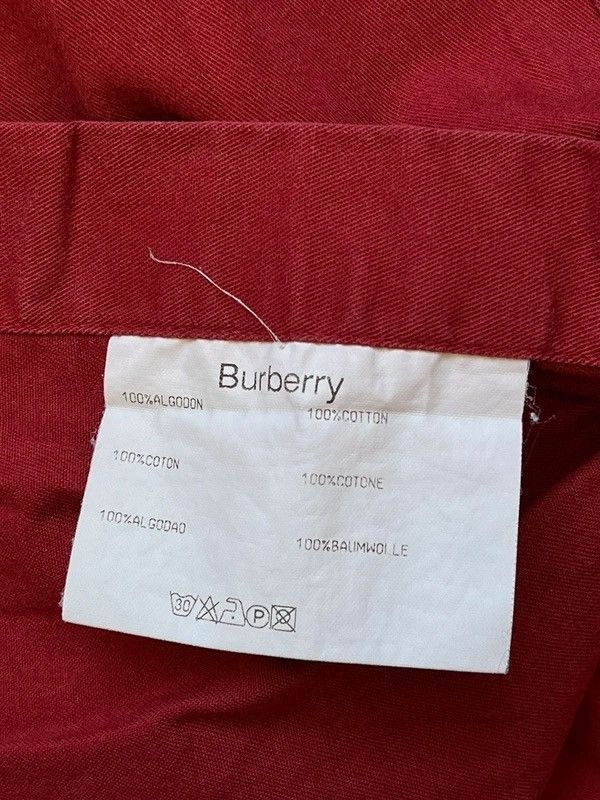 Burberry Burberry London Grafton Made in Spain Vintage 2000s Red Size US M / EU 48-50 / 2 - 12 Thumbnail