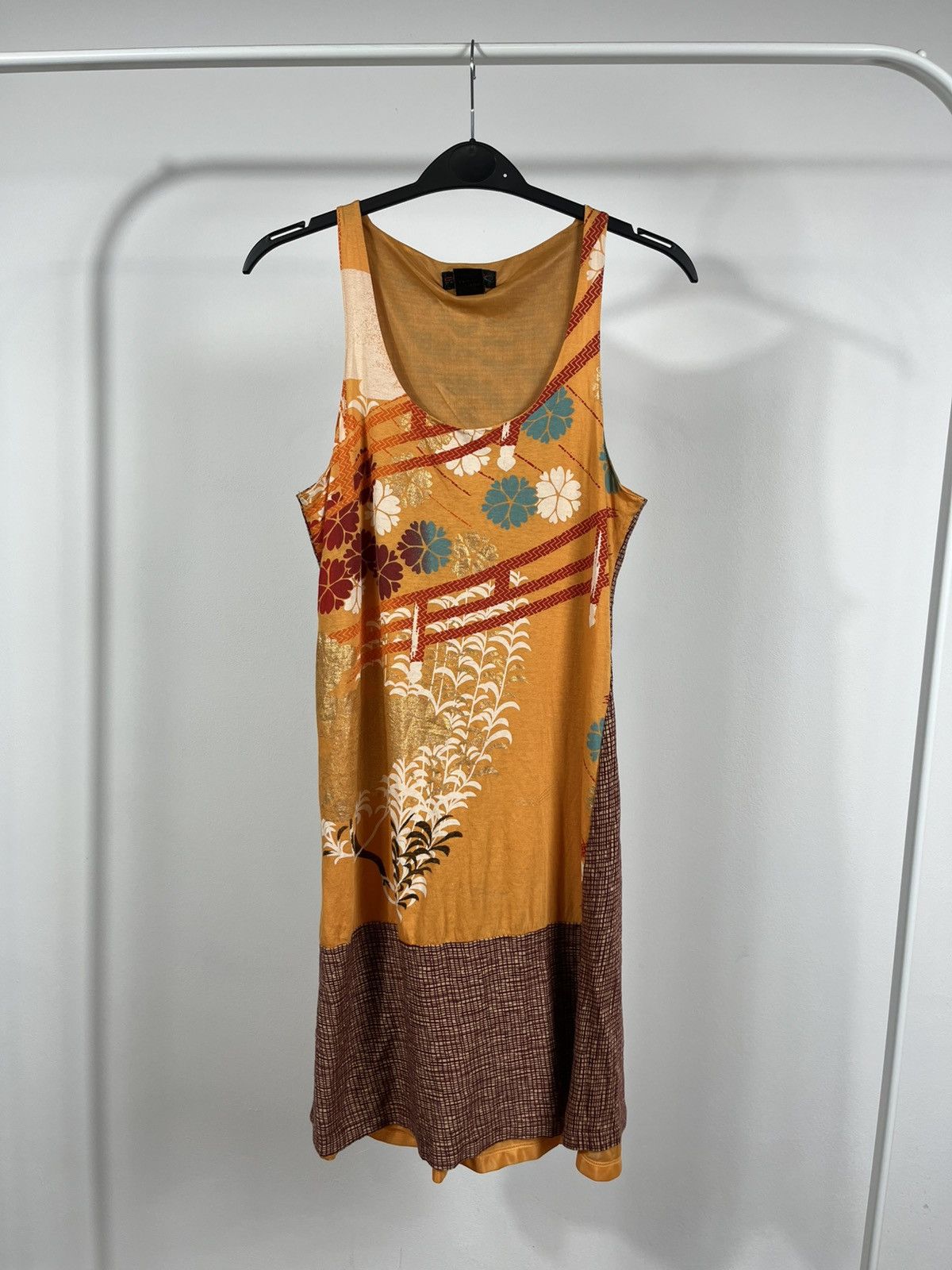 Custo Barcelona Gusto Barcelona boho sleeveless floral patchwork shift dress Size S / US 4 / IT 40 - 1 Thumbnail