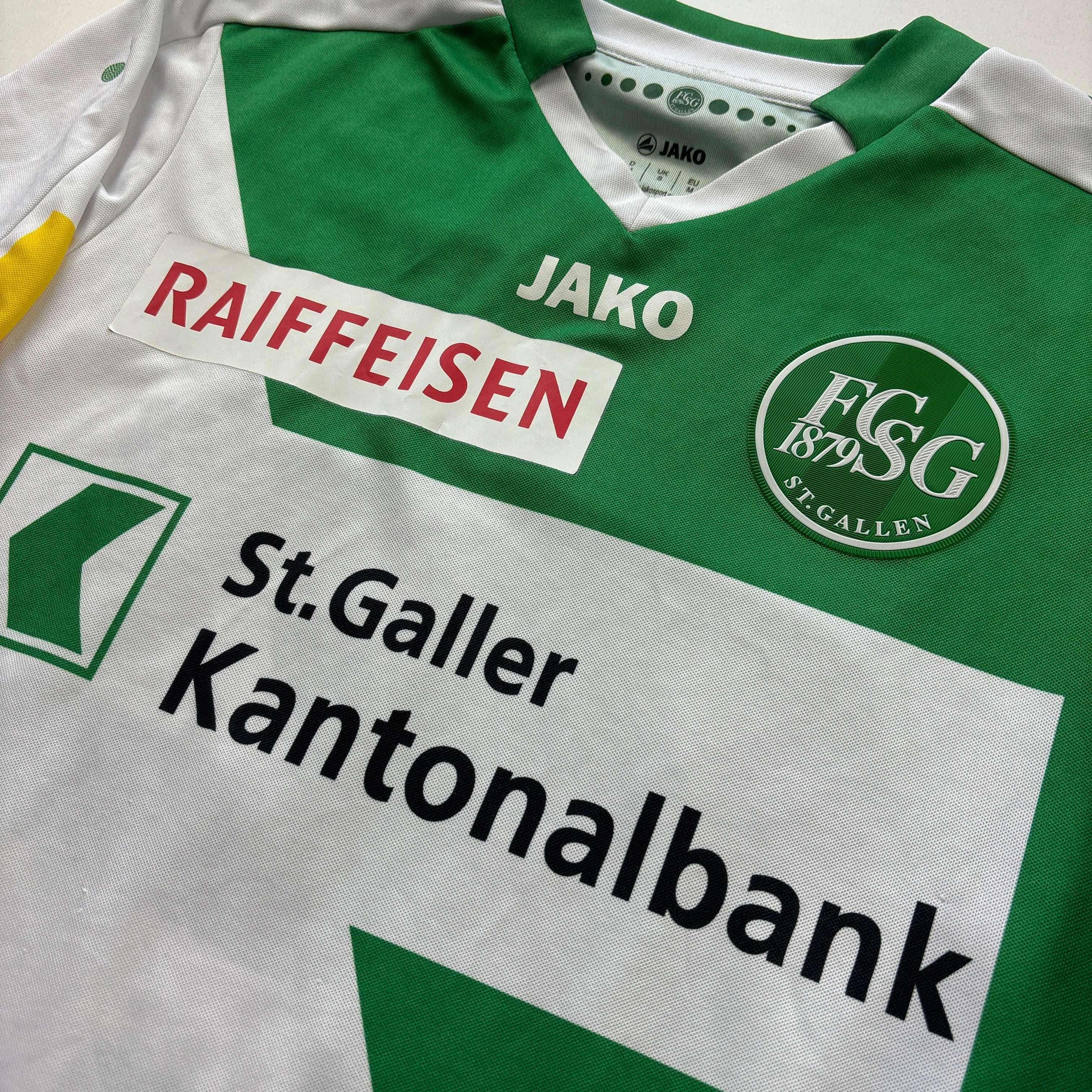 Other MATCH WORN St Gallen 2016-17 home Gouaida football jersey M Size US M / EU 48-50 / 2 - 3 Thumbnail