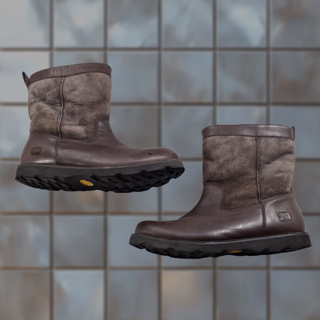 Ugg UGG 5790 Boots Mens Size 12 Brown Leather Shearling Vibram Winter Size US 12 / EU 45 - 1 Thumbnail