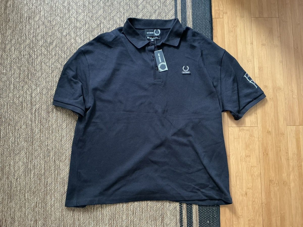 Fred Perry Raf Simons Fred Perry Black Polo Size US XL / EU 56 / 4 - 1 Thumbnail