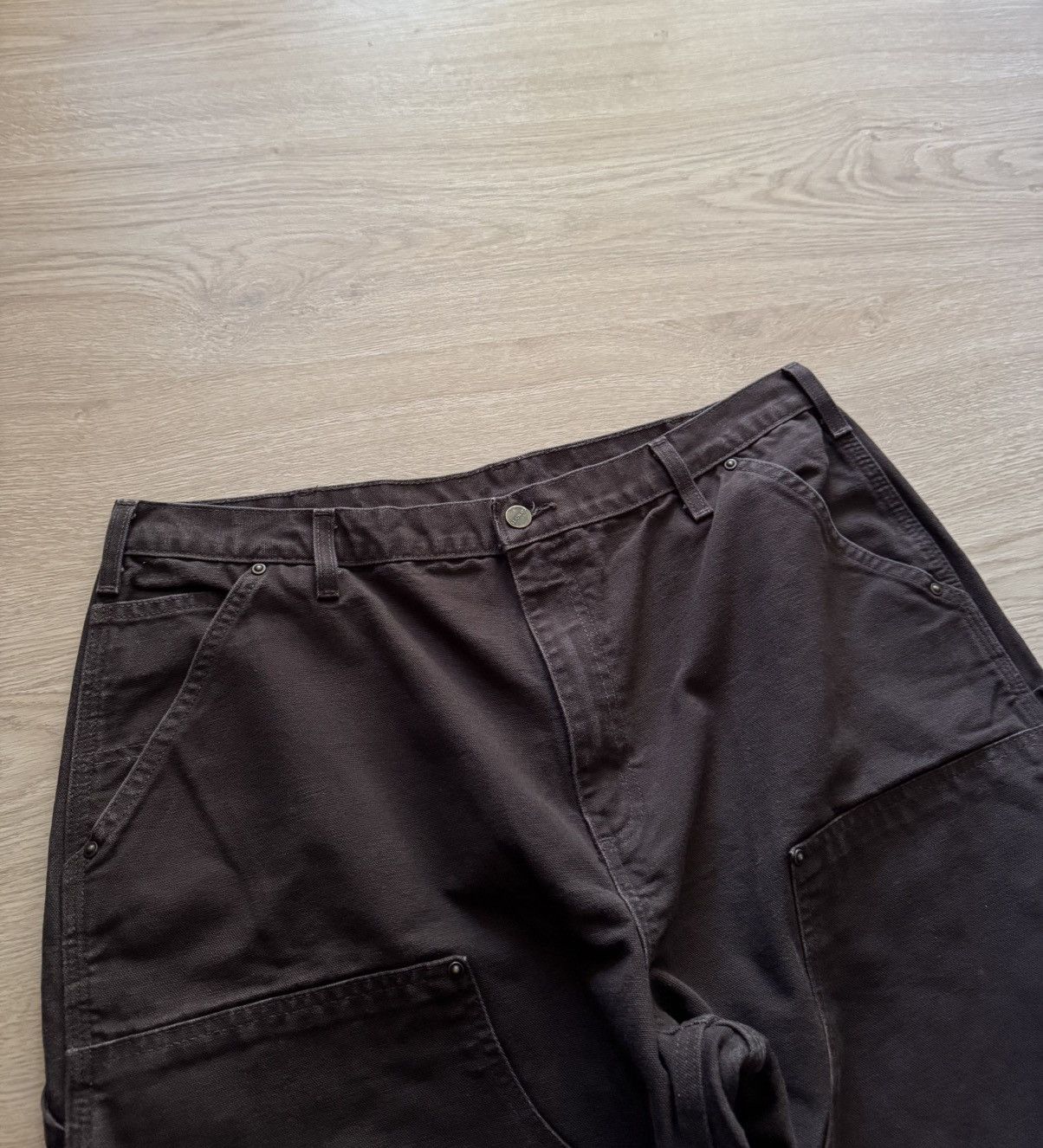 Carhartt Vintage Carhartt Double Knee Brown USA Loose Fit Work Pants Size US 38 / EU 54 - 3 Thumbnail
