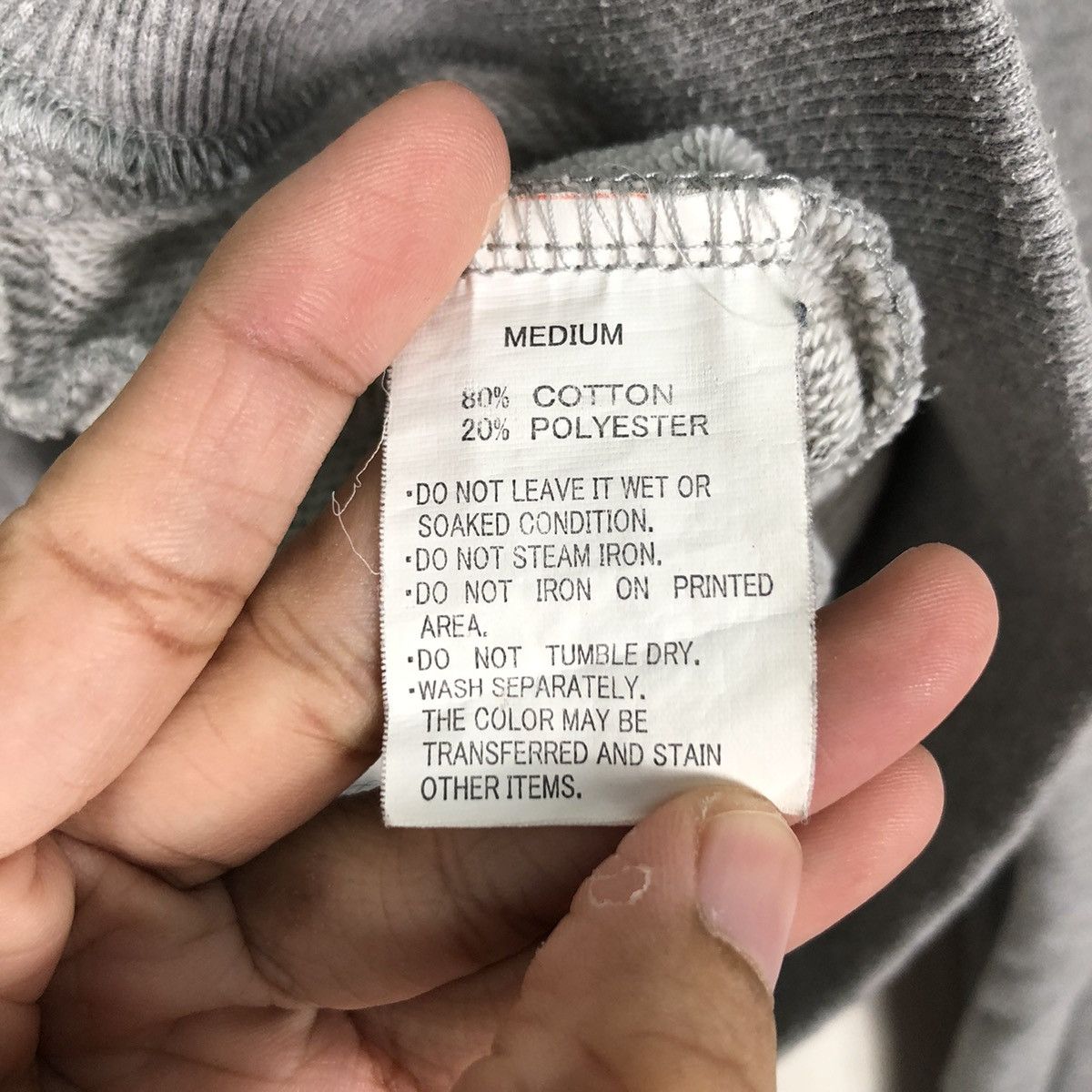 Japanese Brand × Stussy Vintage Stussy Japanese Brand Rare Design Grey Sweatshirt Size US S / EU 44-46 / 1 - 13 Thumbnail