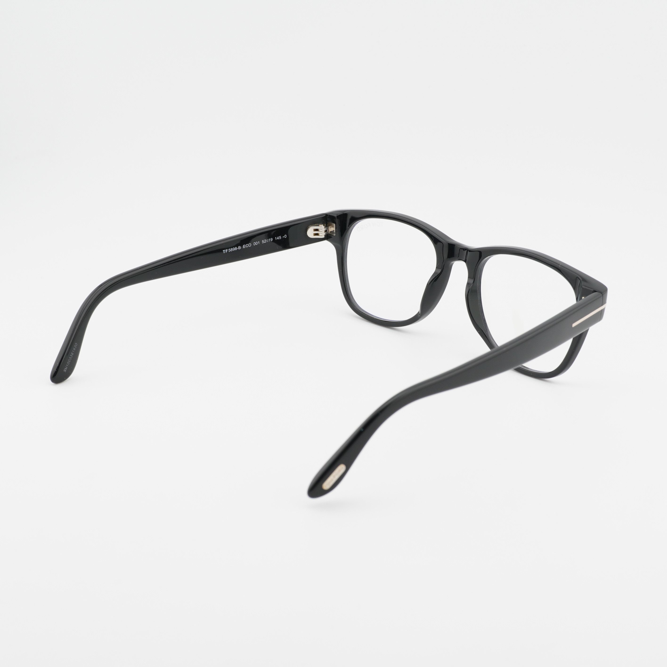 Tom Ford Tom Ford FT5898-B 001 Eyeglasses Black 52mm Square Frame Size ONE SIZE - 5 Thumbnail