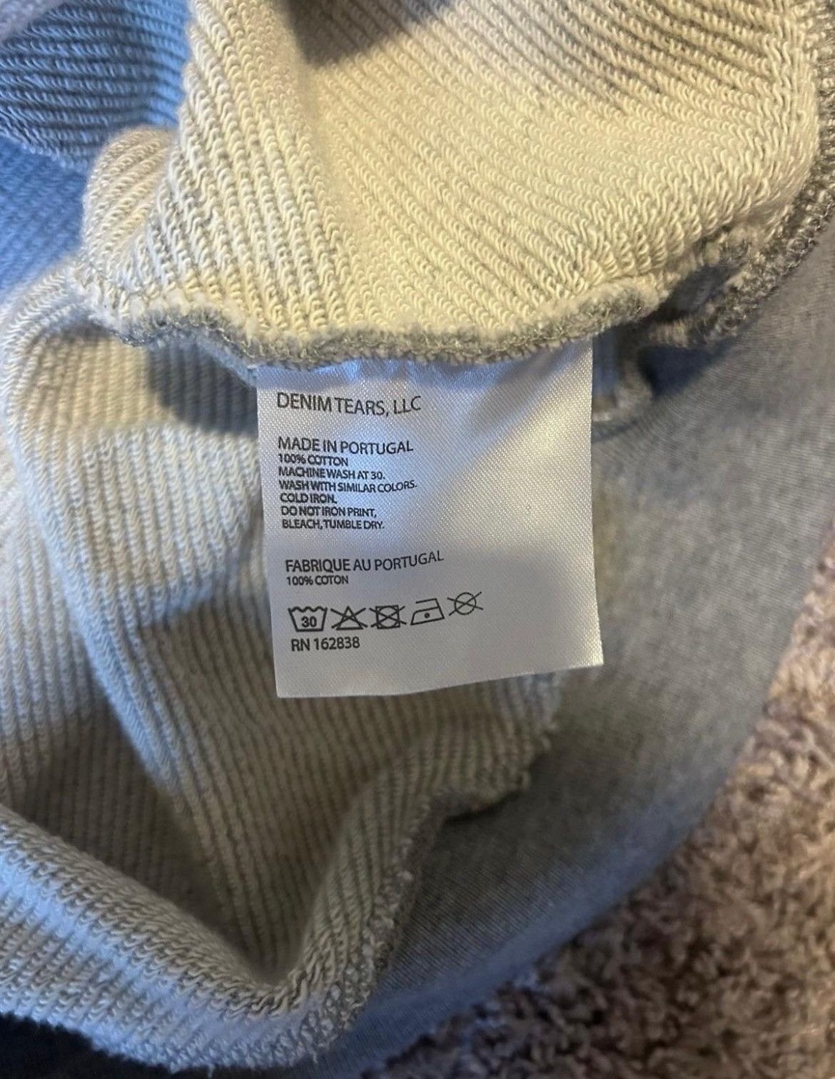 DENIM TEARS DENIM TEARS - Grey Cotton Wreath Hoodie Medium Size US M / EU 48-50 / 2 - 4 Thumbnail