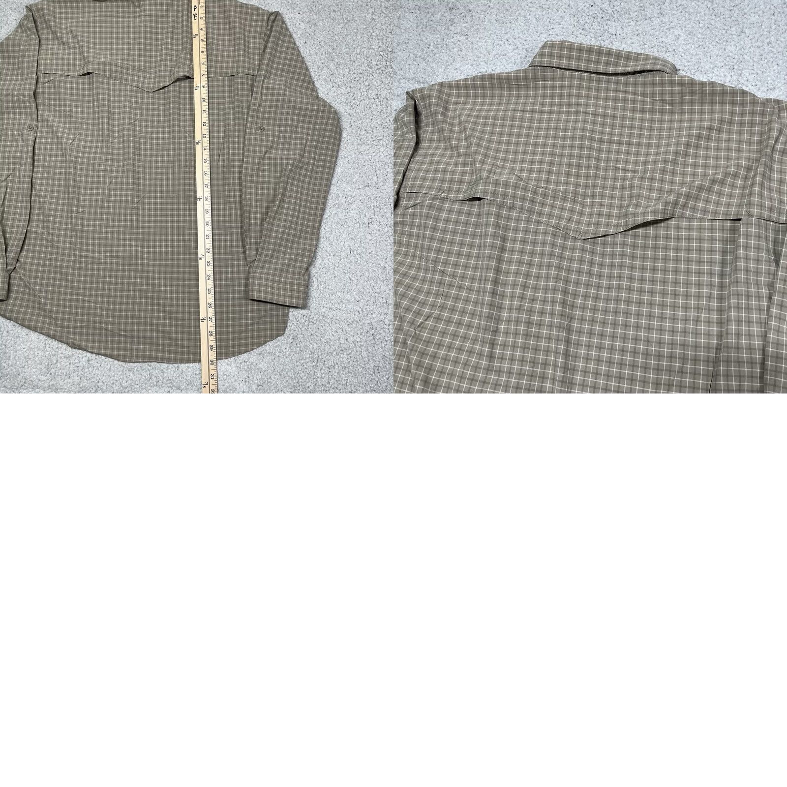 Mountain Khakis Mountain Khakis Shirt Mens XL Brown Plaid Button-Down Lightweight Vented Cotton Nylon Spandex Size US XL / EU 56 / 4 - 10 Thumbnail