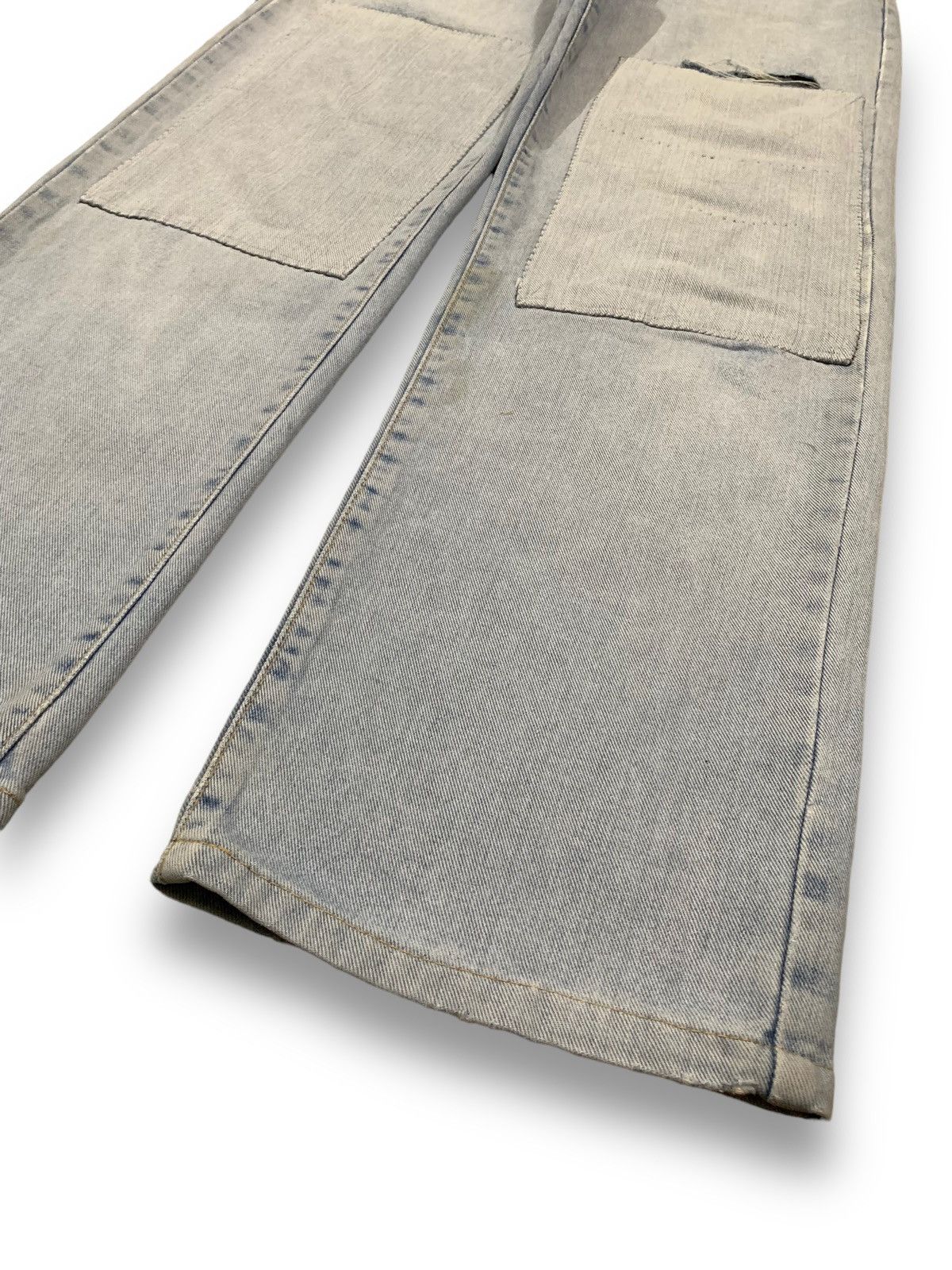 Edwin Vintage Y2K Edwin Double Knee Baggy Distressed Jeans Size US 30 / EU 46 - 10 Thumbnail