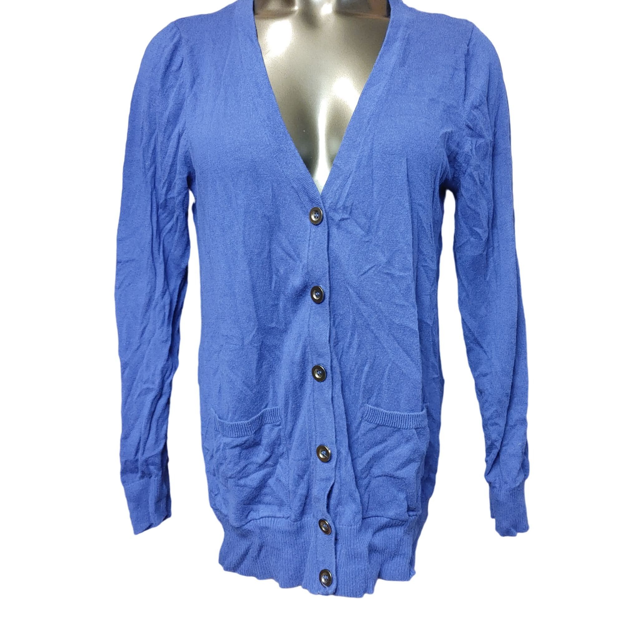 Other Forever 21 + Women's Plus Size Navy Blue Knit Button Front C Size XL / US 12-14 / IT 48-50 - 1 Thumbnail