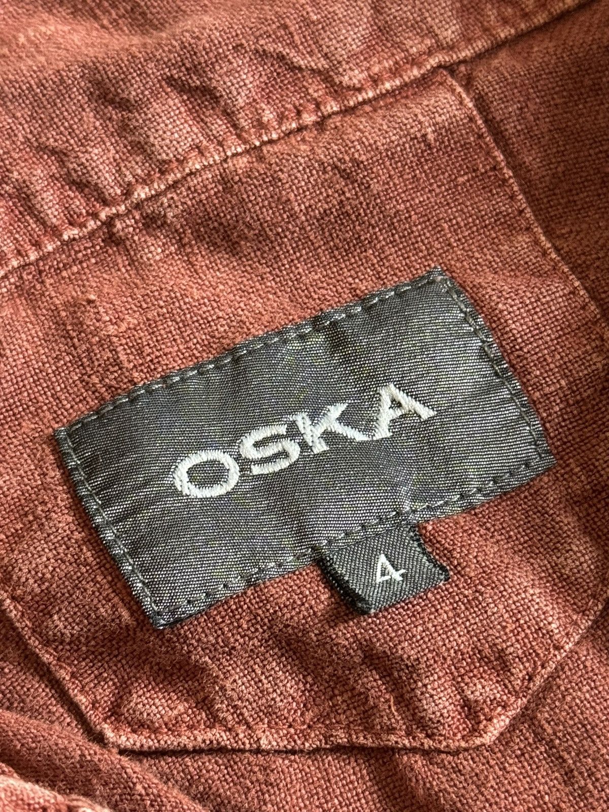 Linea Naturale Oska 4/size button up shirts long sleeve retro top dress Size US XL / EU 56 / 4 - 6 Thumbnail