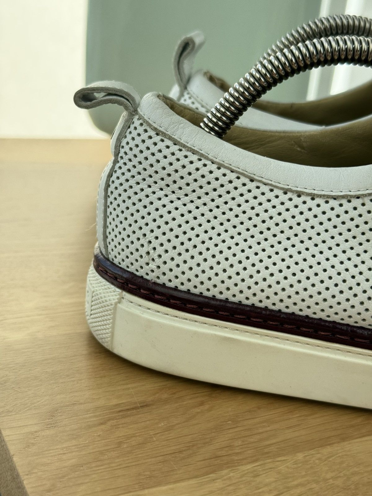 Hermes Hermes Sneakers Leather White logo Shoes 44 Size US 10 / EU 43 - 10 Thumbnail