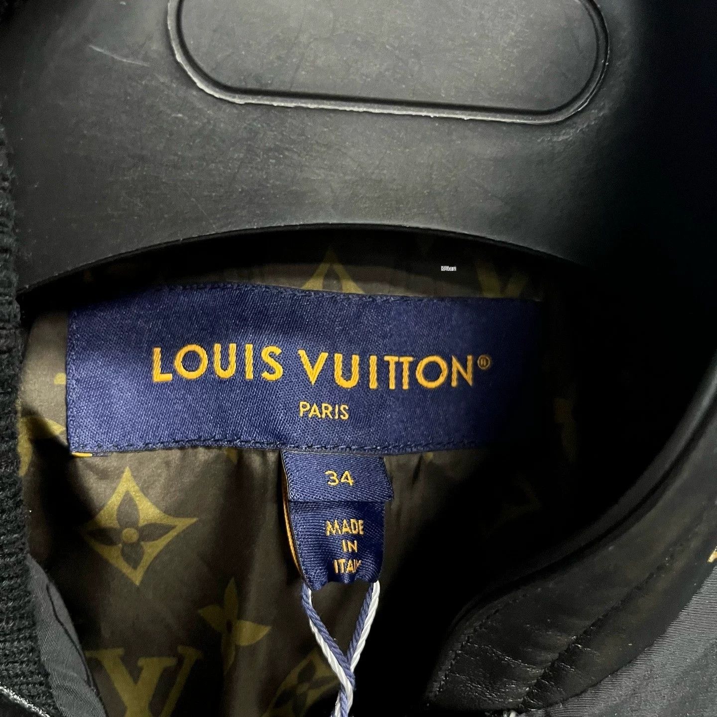 Louis Vuitton Louis Vuitton Black Leather Detail Jacket Size US M / EU 48-50 / 2 - 5 Thumbnail
