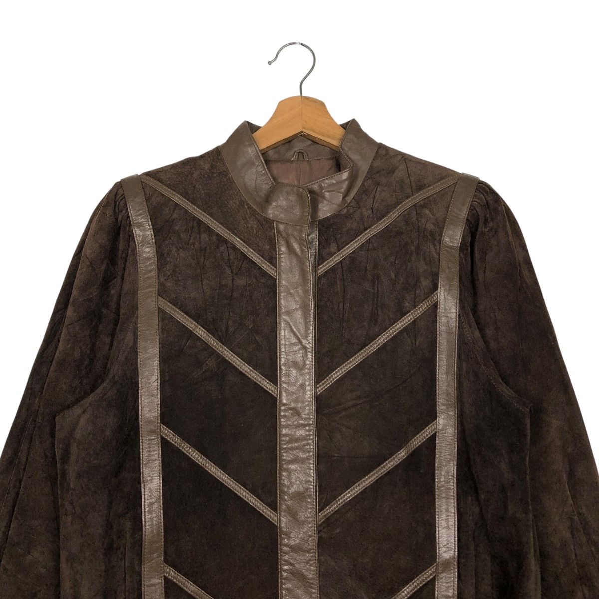 Japanese Brand 🔥VINTAGE BOMBER LEATHER JACKET SOFT HOUSTAN Size US M / EU 48-50 / 2 - 5 Thumbnail