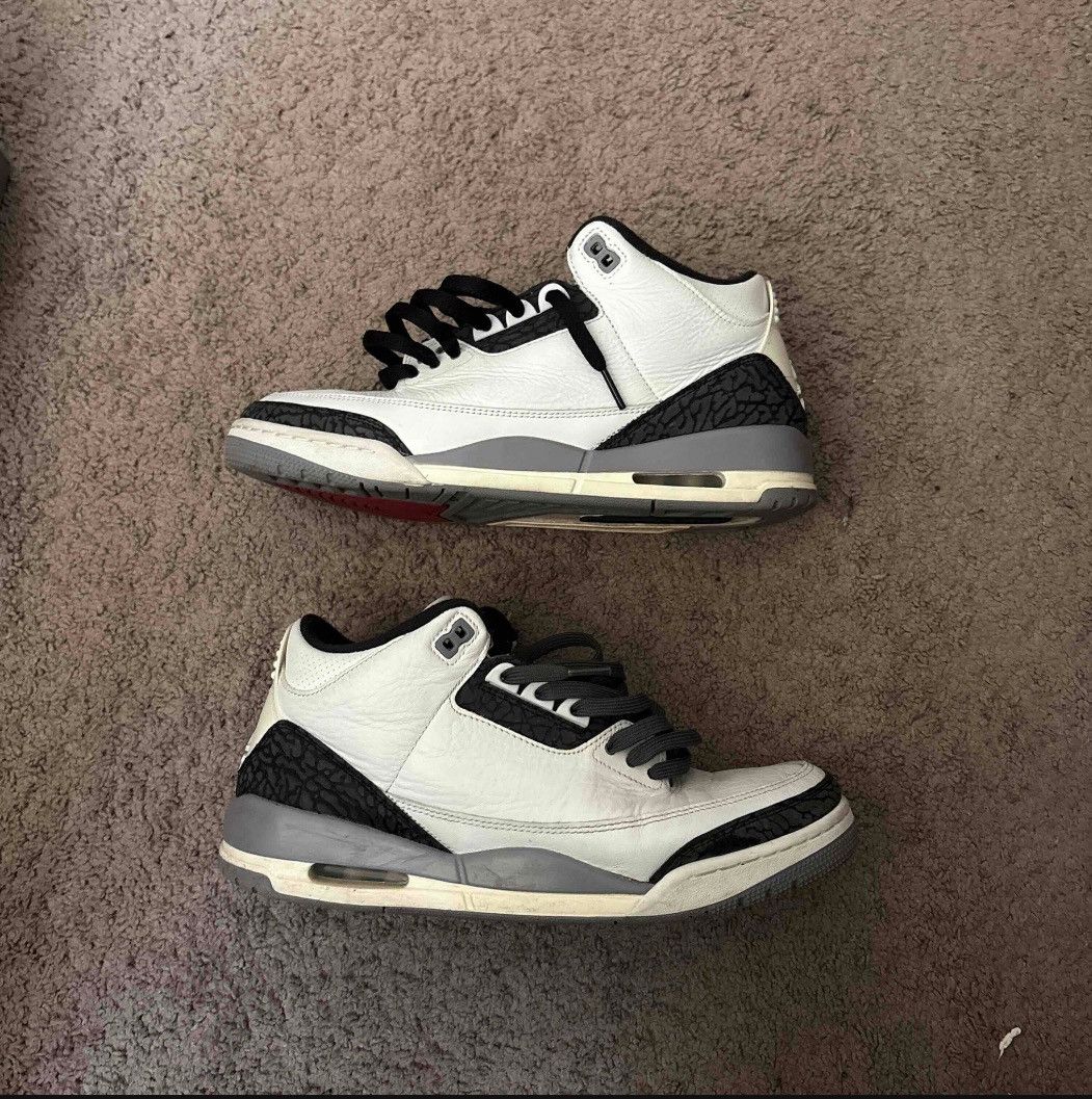 Jordan Brand Jordan 3 Cement Grey Size US 11 / EU 44 - 2 Thumbnail