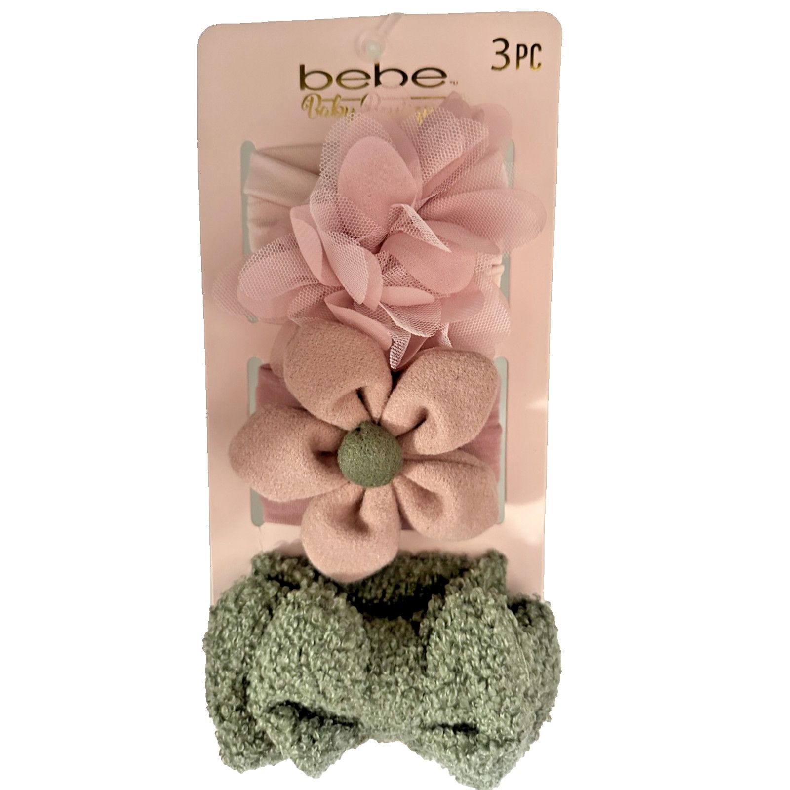 Bebe Bebe Baby Boutique Wide Booming Flower Bow Headband Set Size ONE SIZE - 1 Thumbnail