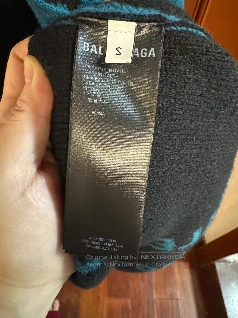 Balenciaga Balenciaga Barrage Full Logo Wool Knit Cardigan Jacket Size US S / EU 44-46 / 1 - 4 Thumbnail