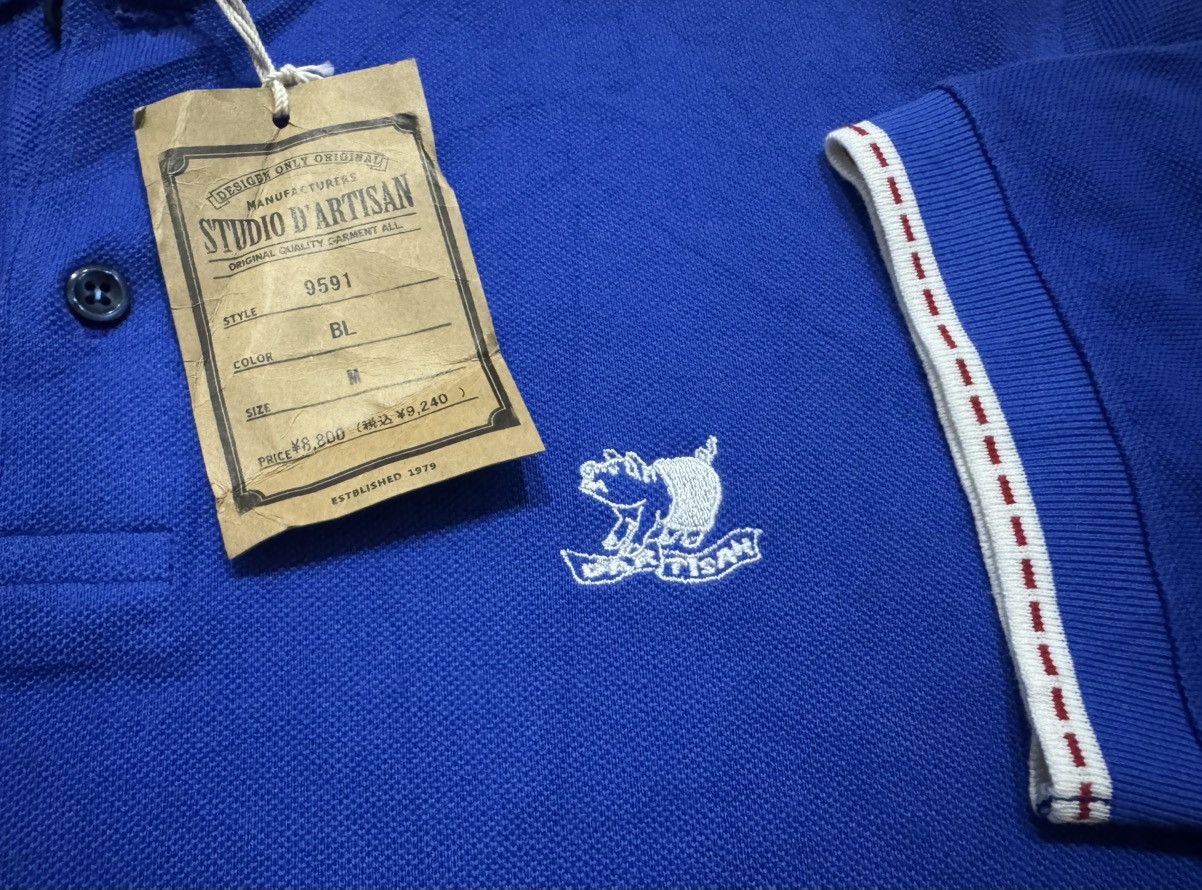 Studio D'Artisan Studio D’Artisan Ringer Blue New Old Stock With Tag Size US M / EU 48-50 / 2 - 3 Thumbnail