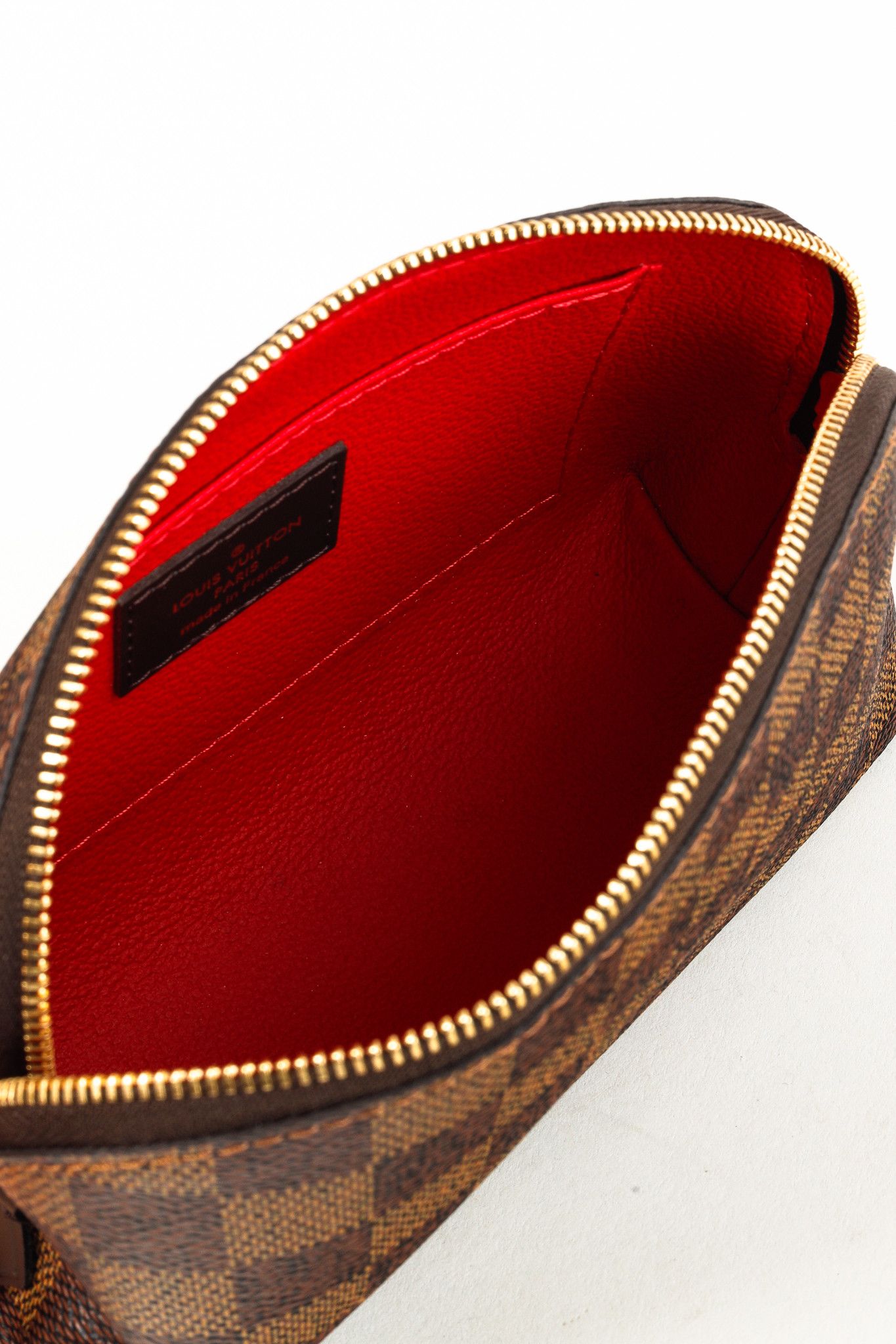Louis Vuitton Louis Vuitton Brown Damier Ebene Cosmetic Pouch N47516 Size ONE SIZE - 8 Thumbnail