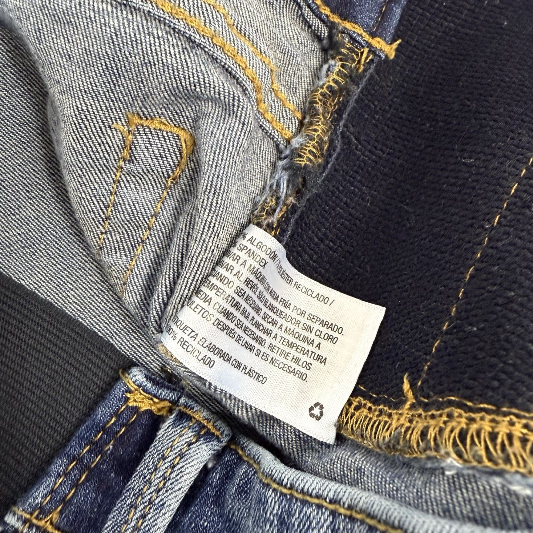 Denime Isabel Maternity Jeans Skinny Denim Distressed Raw Blue 28" Inseam Size 6 Womens Jegging Size 28" / US 6 / IT 42 - 3 Thumbnail