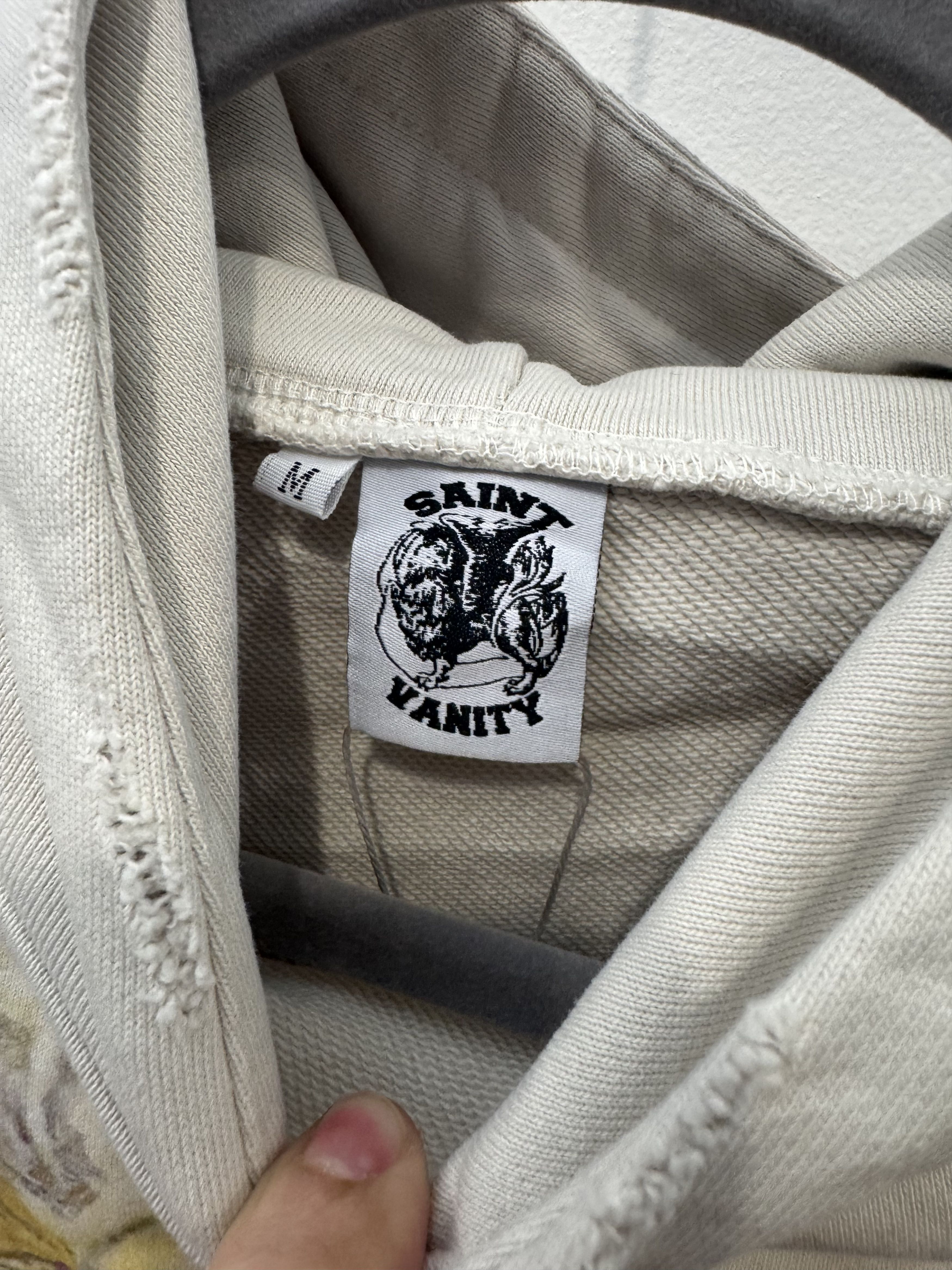 Saint Vanity Fuck Off White Hoodie Size US XXL / EU 58 / 5 - 3 Thumbnail