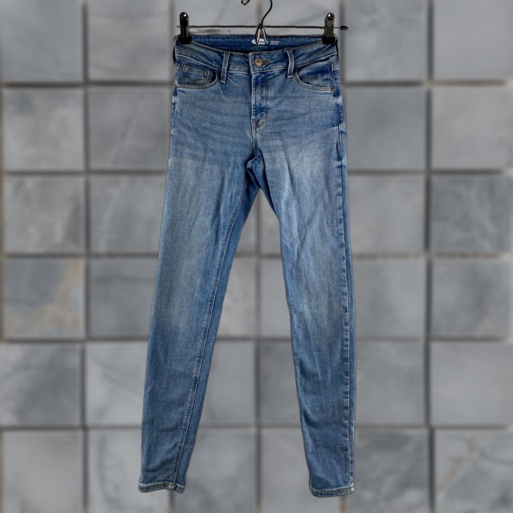 Old Navy Old Navy Rockstar Super Skinny Jeans Womens 00 Blue Stretch Denim Light Wash Size 24" / US 00 / IT 34 - 1 Thumbnail