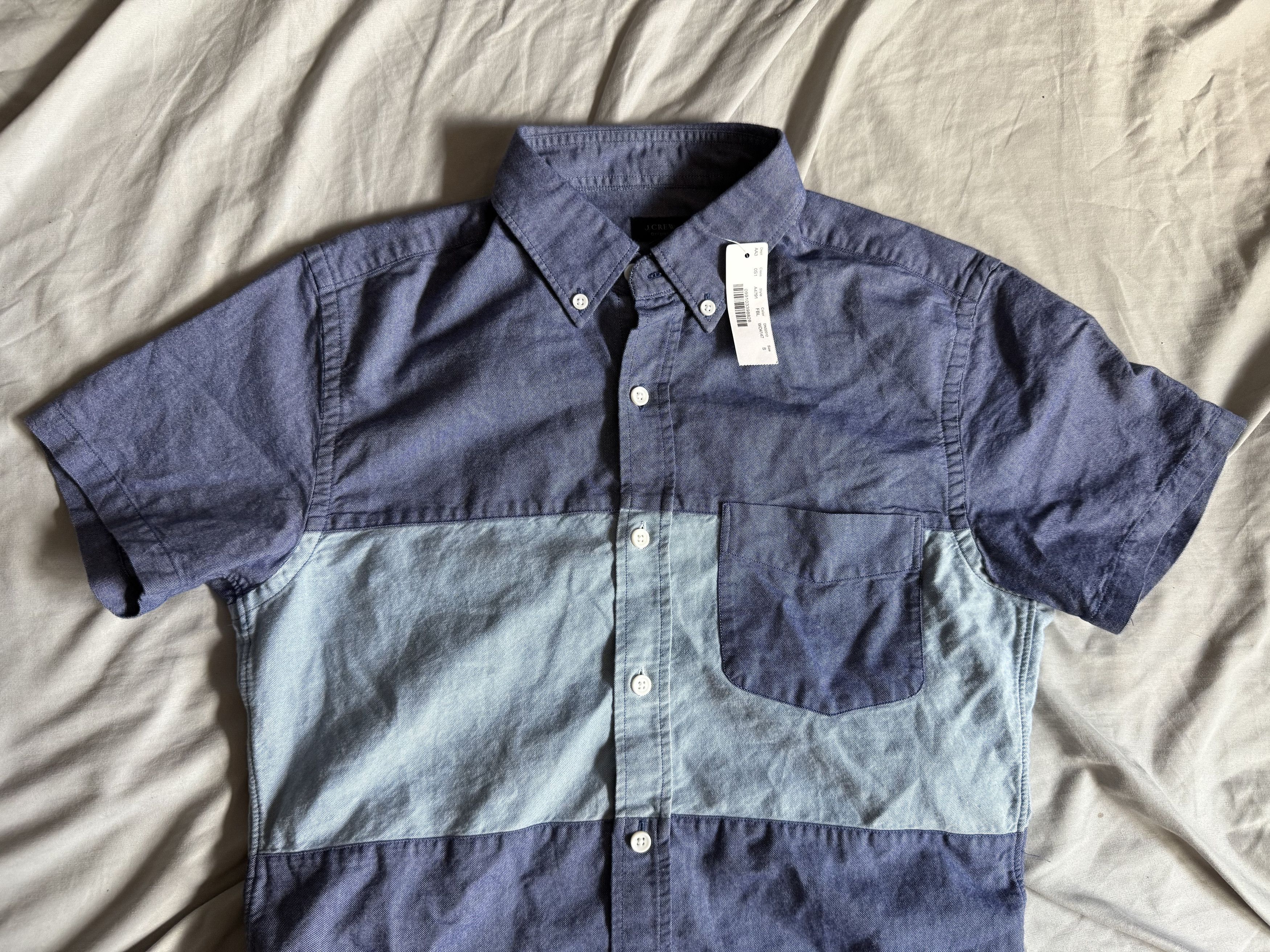 J.Crew J. Crew secret wash OXFORD S/S Button Up Shirt SMALL $69.50 Size US S / EU 44-46 / 1 - 2 Thumbnail