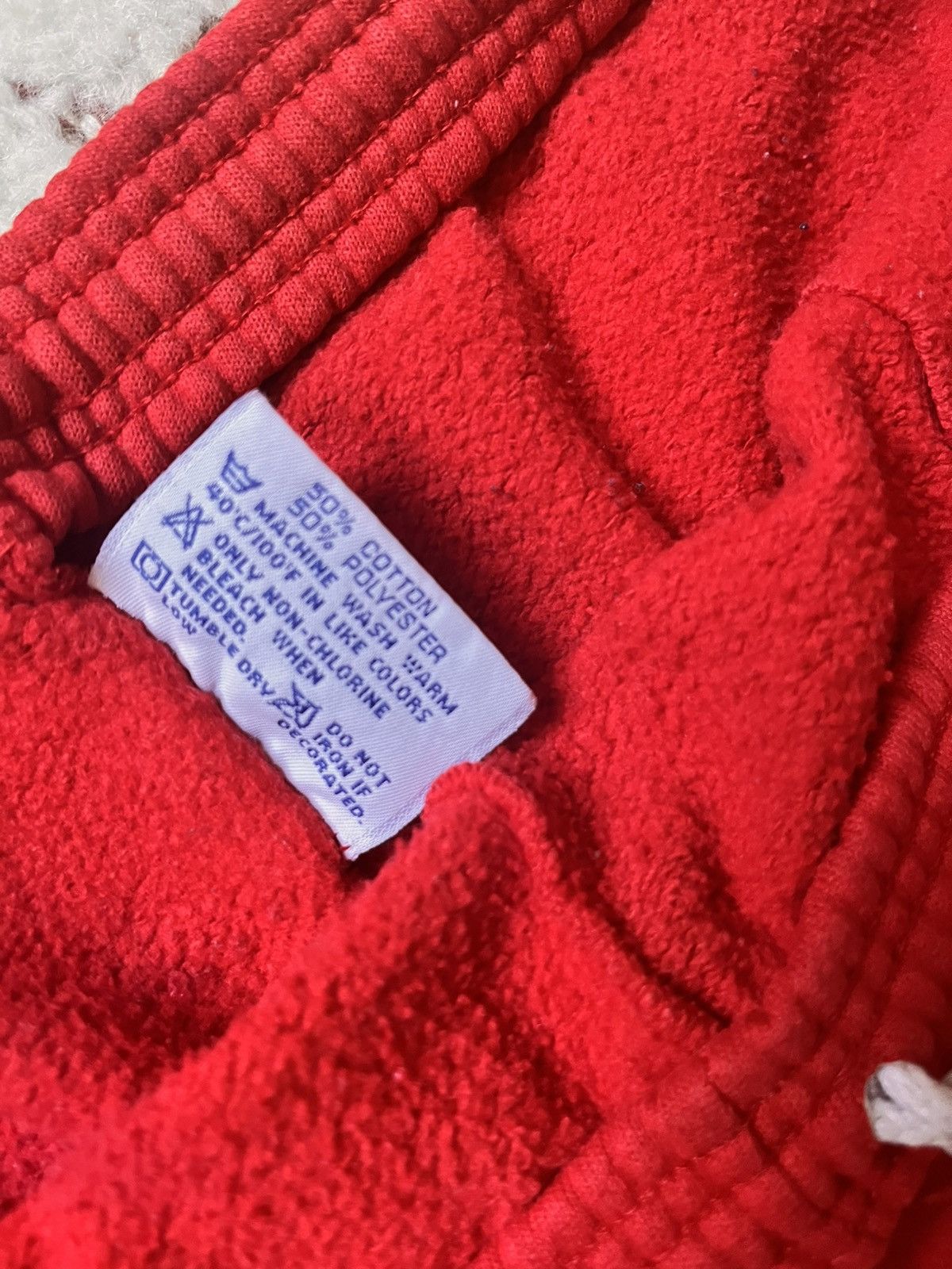 Hanes × Vintage Vintage Hanes Red Sweatpants - Made in USA Size US 29 - 3 Thumbnail
