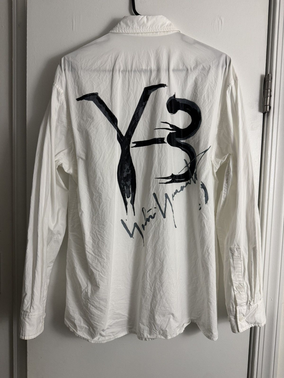 Y-3 Y-3 by YOHJI YAMAMOTO BUTTON UP Size US M / EU 48-50 / 2 - 2 Thumbnail