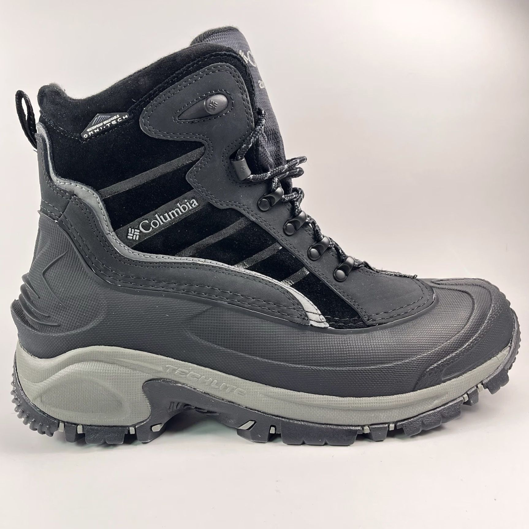 Vintage Columbia Hiking Boot Mens BM3726-010 Insulated Omni Tech200 GM Black 12 US Size US 11 / EU 44 - 2 Thumbnail