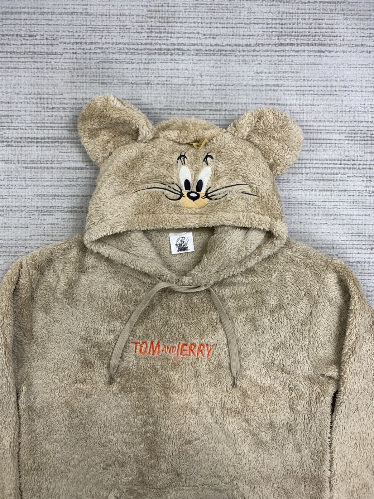 Cartoon Network × Vintage 🔥Vintage Tom And Jerry Fleece Hoodie With Ear Size US M / EU 48-50 / 2 - 6 Thumbnail