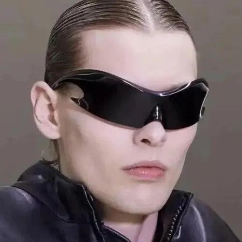Jewelry Goggle One Piece Sun Glasses Size ONE SIZE - 1 Thumbnail