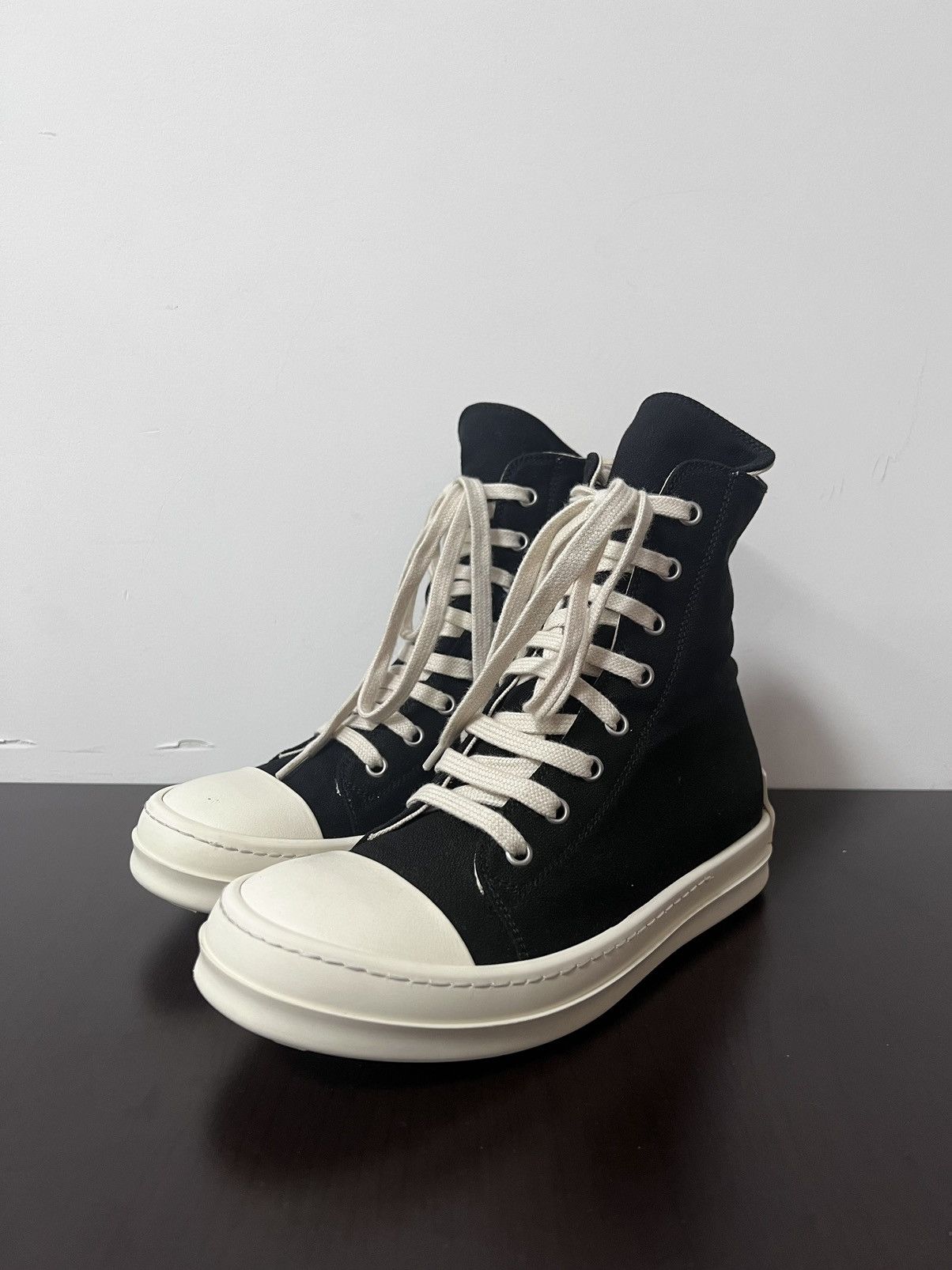 Rick Owens Drkshdw Rick owens drkshdw ramones high top sneakers Size US 6 / IT 36 - 1 Thumbnail