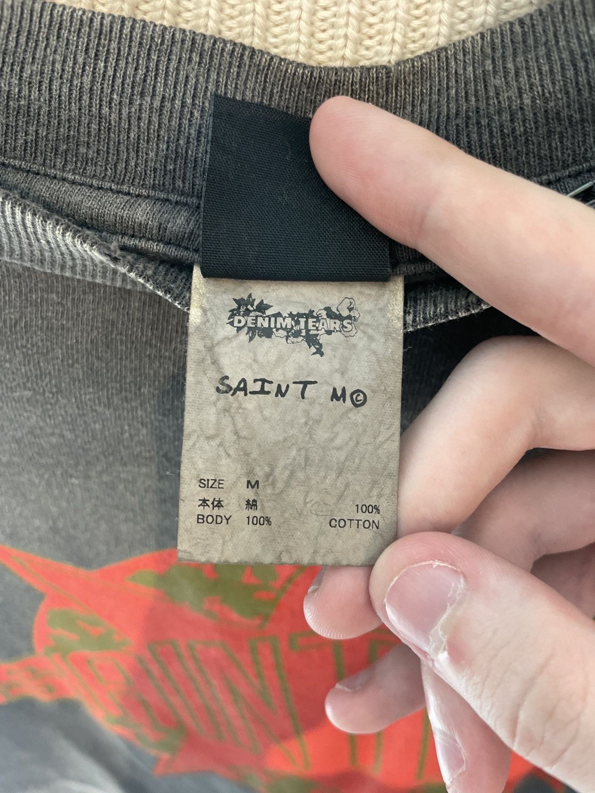 DENIM TEARS × Saint Michael Saint Michael x Denim Tears Star T-Shirt Black M Size US M / EU 48-50 / 2 - 4 Thumbnail