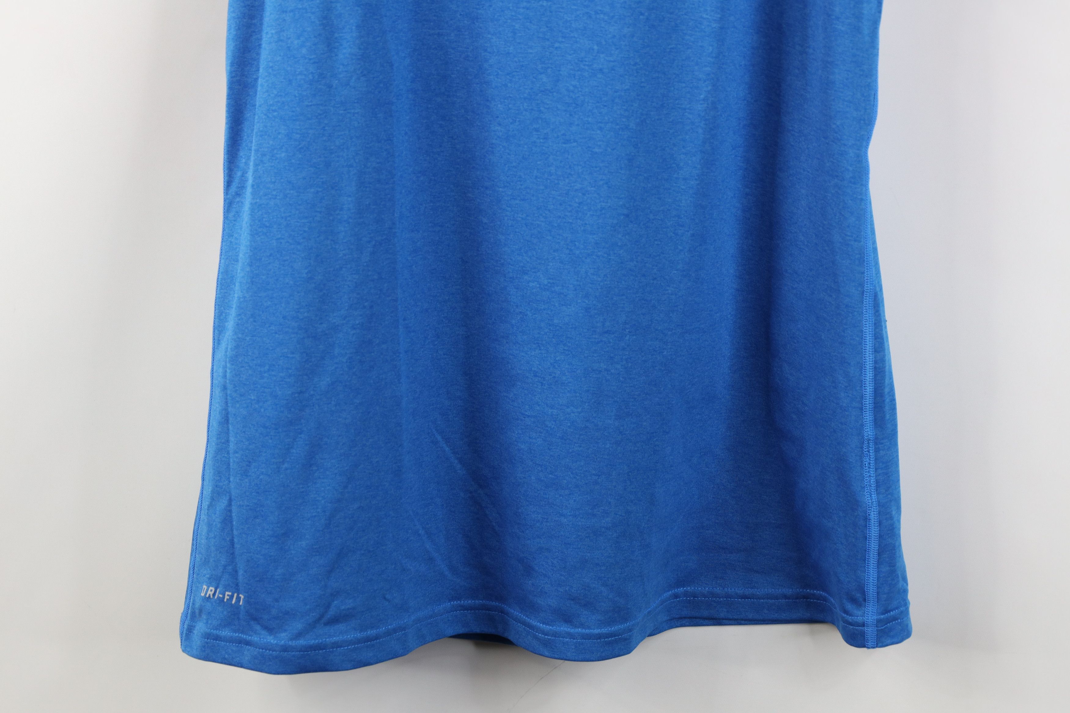 Nike Nike NFL Lions Football Short Sleeve T-Shirt Blue Dri-Fit Size L / US 10 / IT 46 - 3 Thumbnail