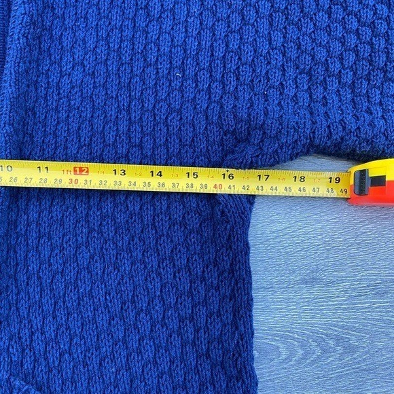 Cableami Guinevere cable knit navy cardigan sweater cotton S A000163 Size S / US 4 / IT 40 - 9 Thumbnail