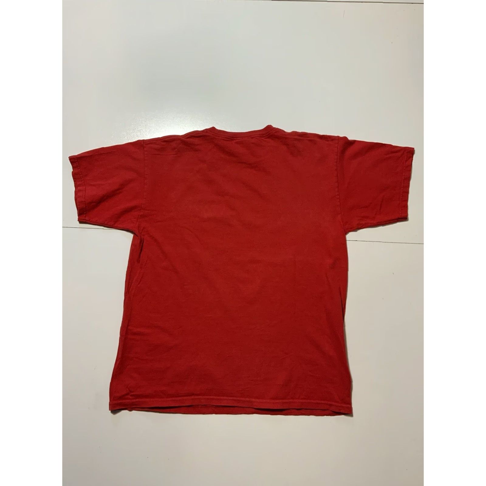 Vintage VINTAGE Lost Enterprises Skateboarding …Lost Planet Graphic Red T-Shirt Sz. M Shirt Mens Medium Red 42 Chest 26 Length Graphic Fade Stains Size US M / EU 48-50 / 2 - 3 Thumbnail
