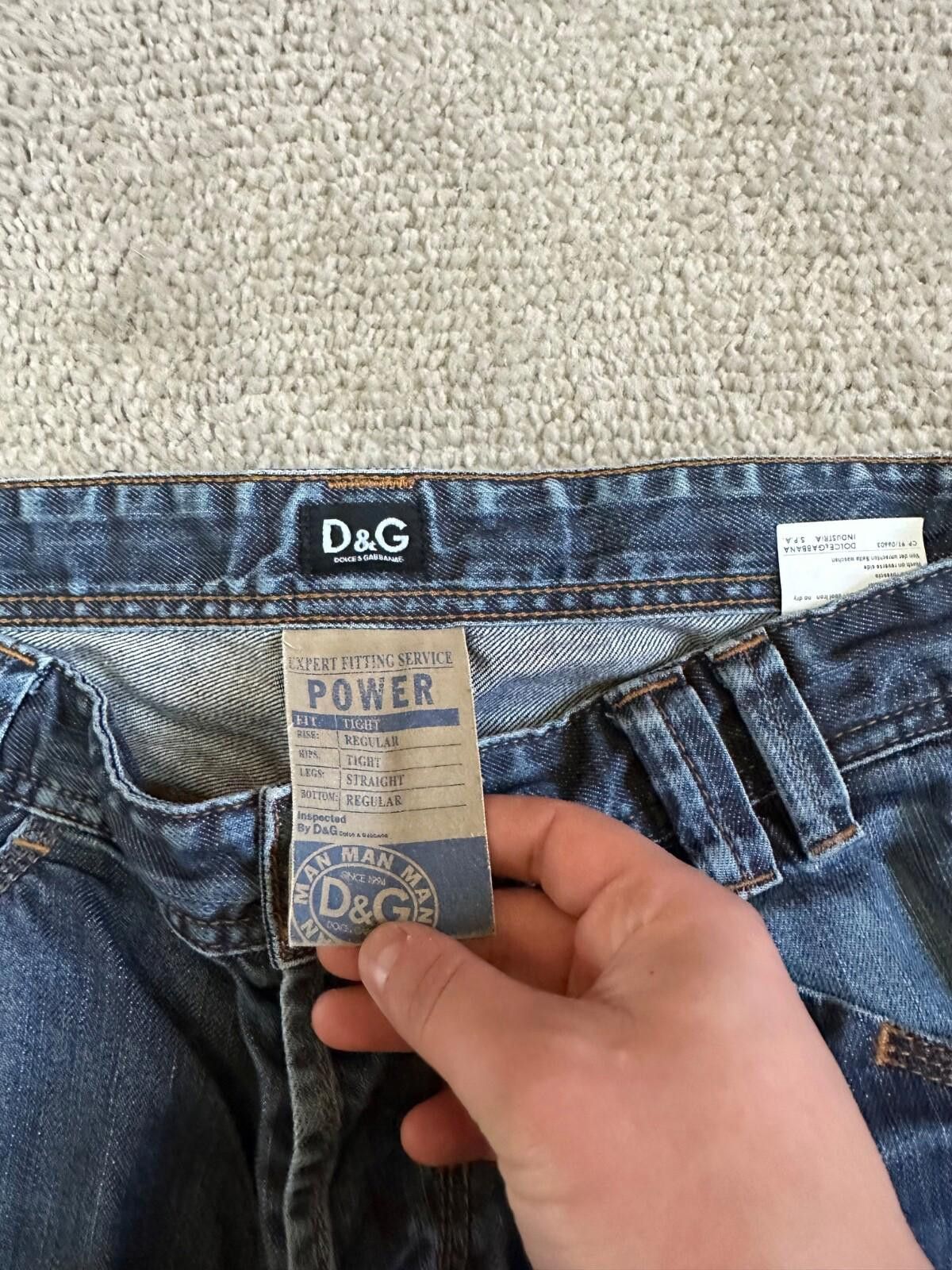 Dolce & Gabbana dolce gabbana denim jeans logo sz 33 Size US 33 - 10 Thumbnail