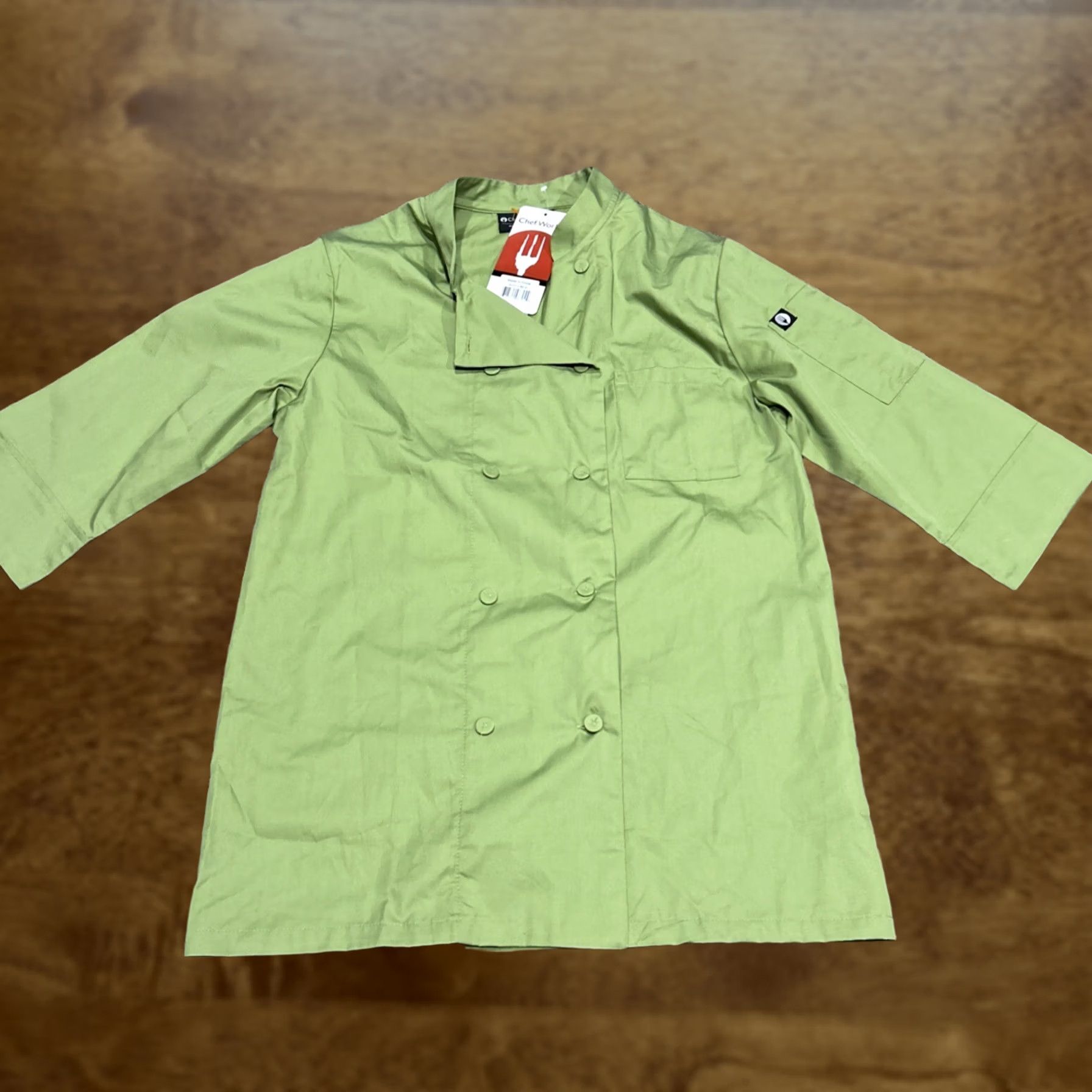 Doublet Chef Works Jacket Uniform S Green Unisex Kitchen Restaurant Double Breasted A35 Size S Jacket Size US S / EU 44-46 / 1 - 1 Thumbnail