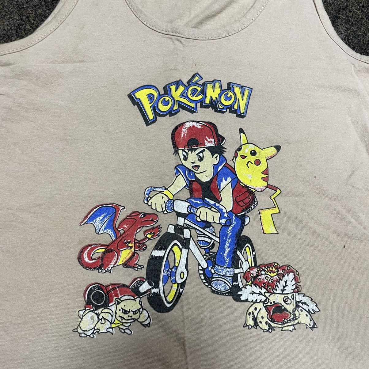 Vintage Vintage Y2K Pokemon Graphic Tee Sun Faded Streetwear Baggy S Size S / US 4 / IT 40 - 2 Thumbnail
