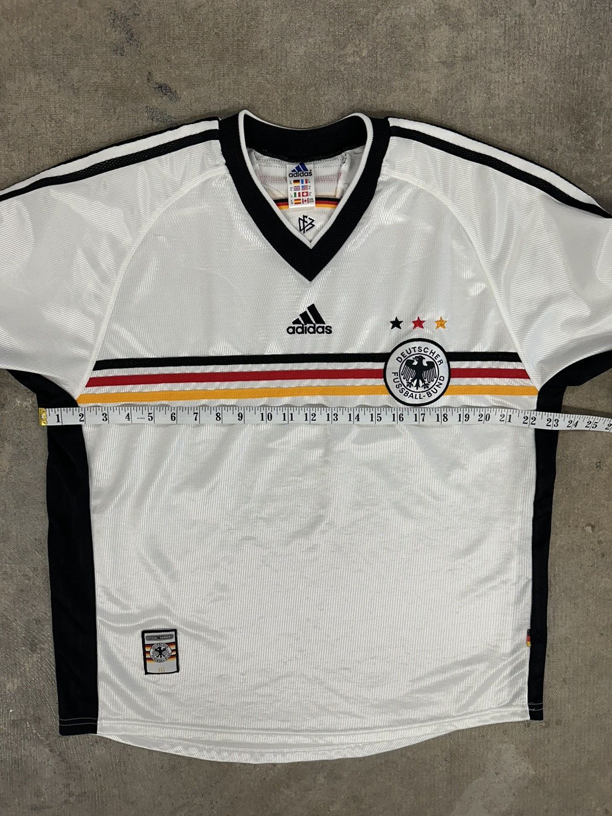 Adidas × Vintage Vintage Adidas 1998 Germany Soccer Jersey Kit Maglia RARE Size US XL / EU 56 / 4 - 10 Thumbnail